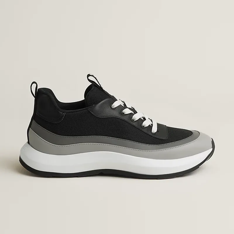 Hermès Hermes Kuma Sneakers — Black White Colorway