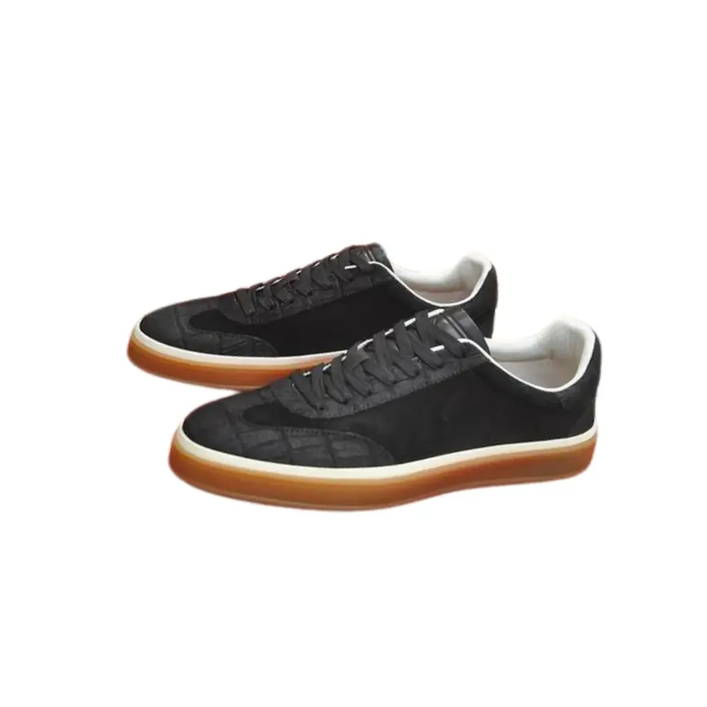 Loro Piana Loro Piana Sneakers — Brown Black Leather