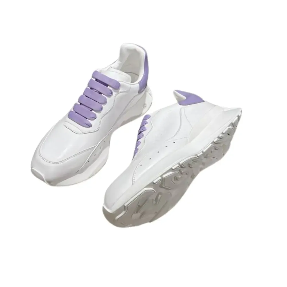 Alexander McQueen Alexander Mcqueen Sprint Runner Sneakers — White Lilac Accents