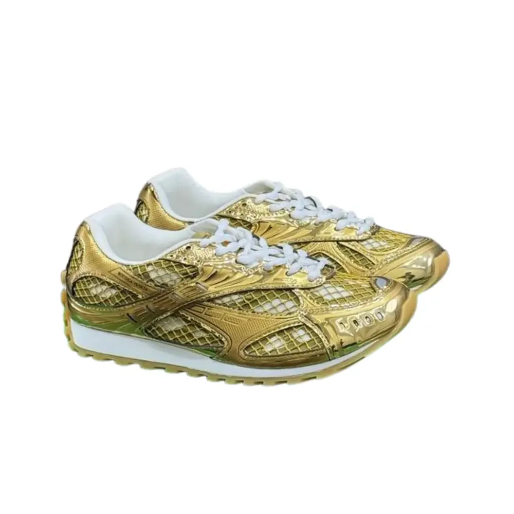 Bottega Veneta Bottega Veneta Orbit Sneakers — Gold