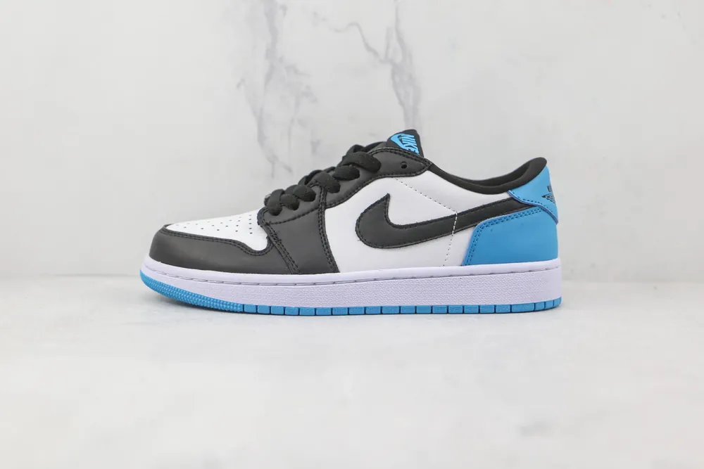 Jordan Nike Air Jordan 1 Low — Black Blue