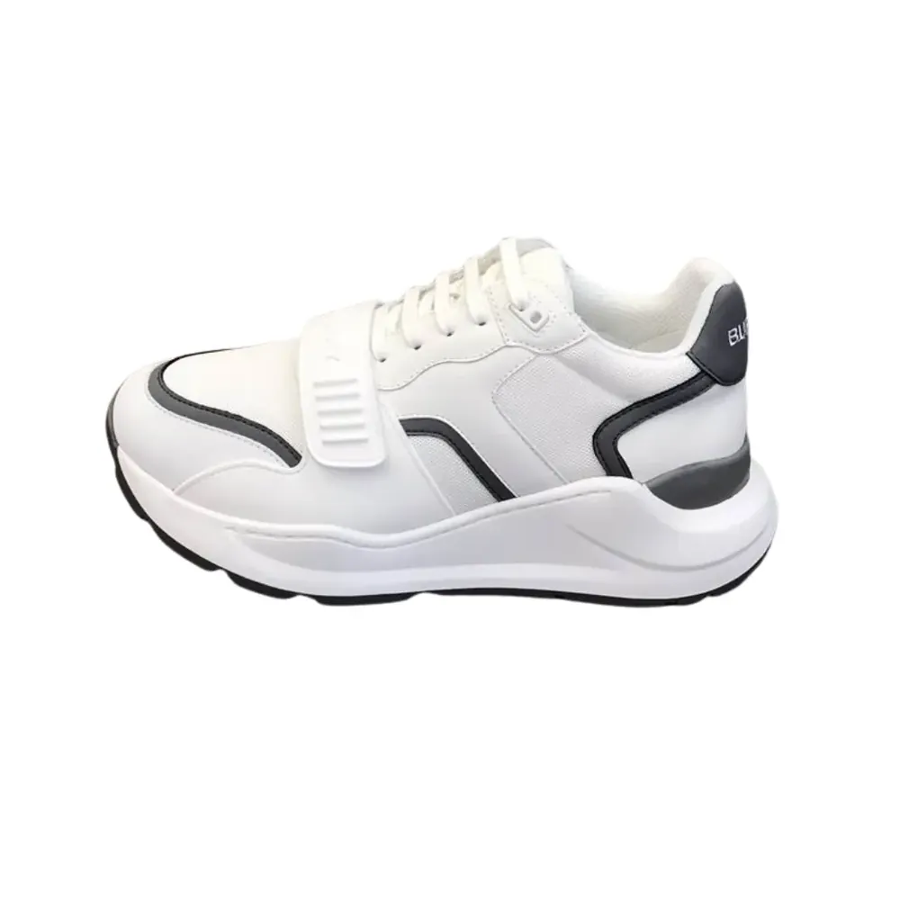 Burberry Burberry Ramsey Sneakers — Black Accents Velcro Strap