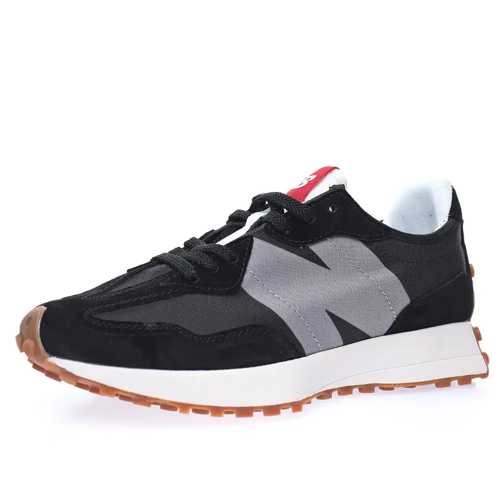 New Balance New Balance MS327 — Black grey raw rubber sole