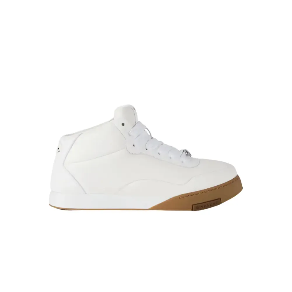 Givenchy Givenchy Puffy Yard Mid-top Sneakers In Nappa Leather — White