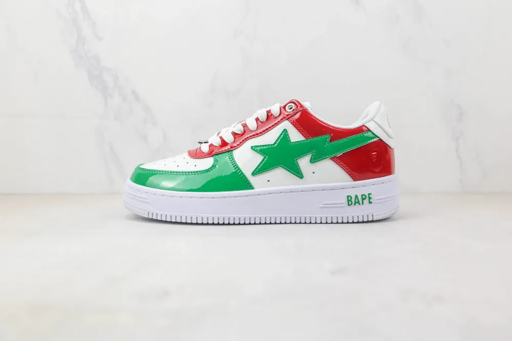 Nike Nike Air Force Bape — White Green Red