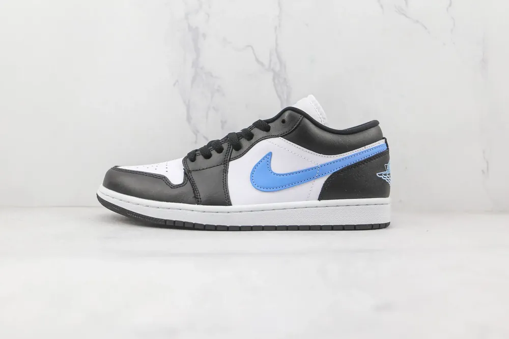 Jordan Nike Air Jordan 1 Low — White Black Blue
