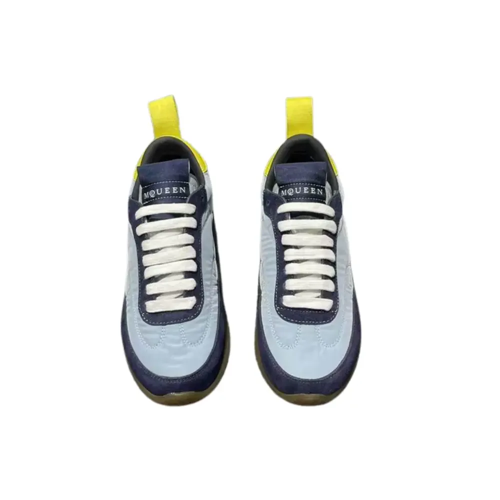Alexander McQueen Alexander Mcqueen Ec1 Sneakers Denim — Blue Navy Yellow