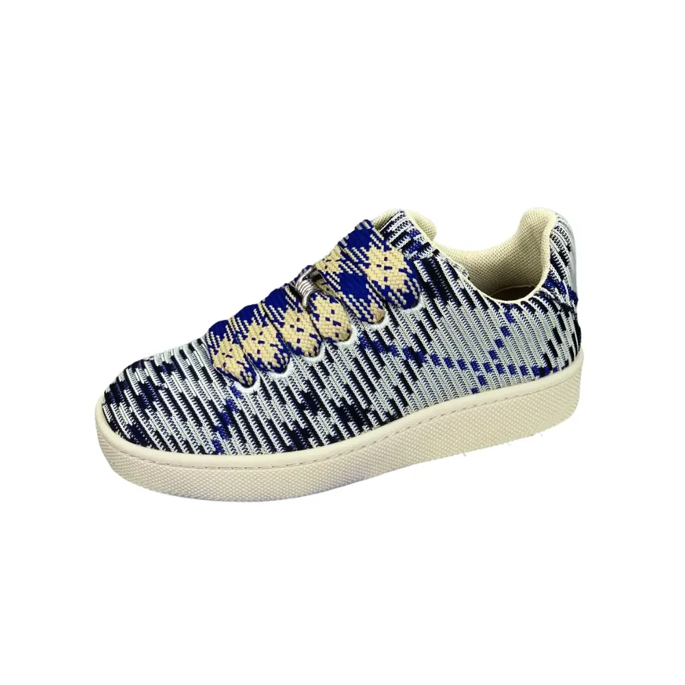 Burberry Burberry Check Knit Low Top Sneakers