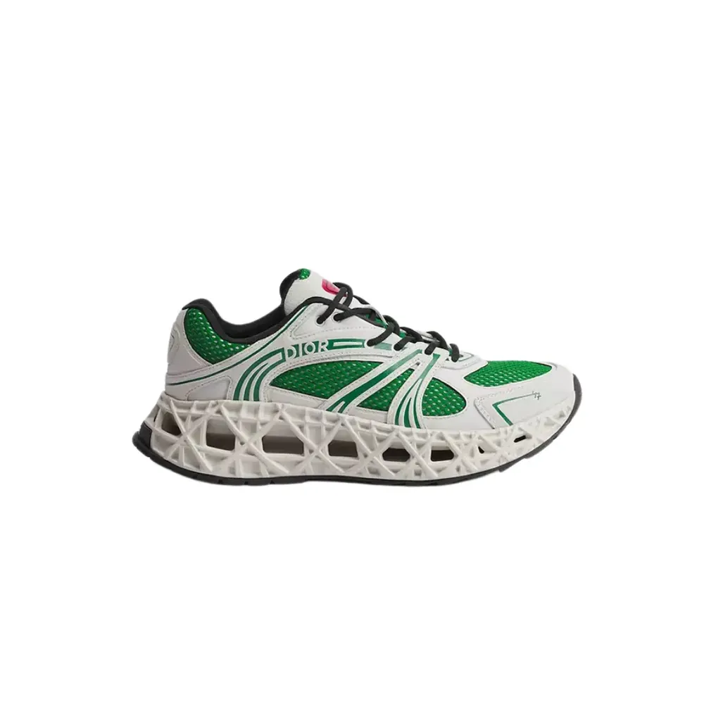 Dior B35 NXXT Sneaker — Green Suede Calfskin