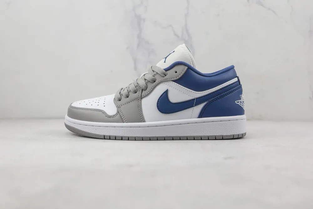Jordan Nike Air Jordan 1 Low — Blue Heel