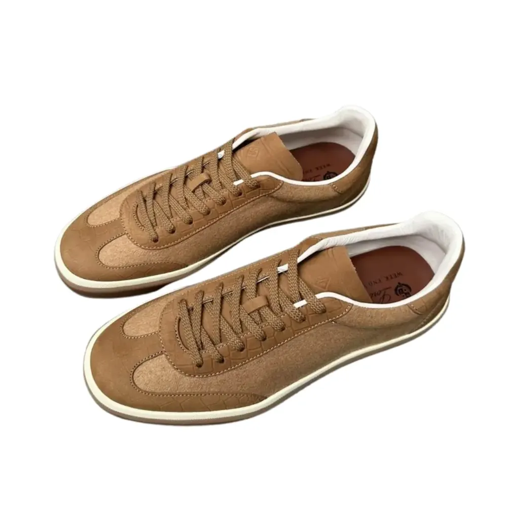 Loro Piana Loro Piana Tennis Walk Sneakers — Beige Tan