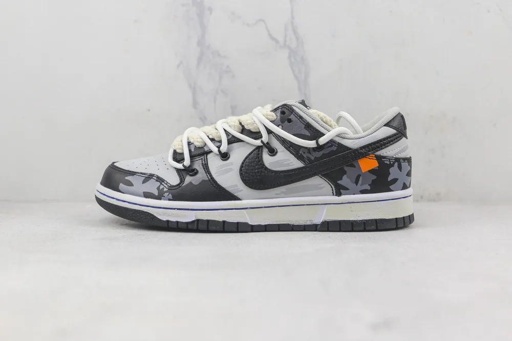 Nike Nike Dunk Low — Black Deconstructed straps