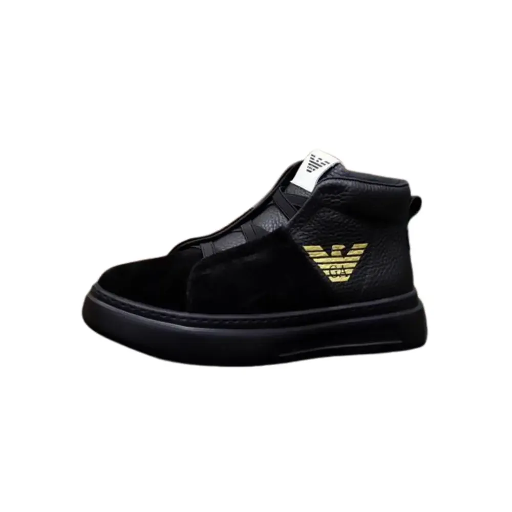 Armani EA7 Emporio Giorgio Armani — ICE Altura Unisex High Top Trainer Black