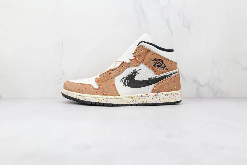 Jordan Nike Air Jordan 1 Mid Watercolor splash — 