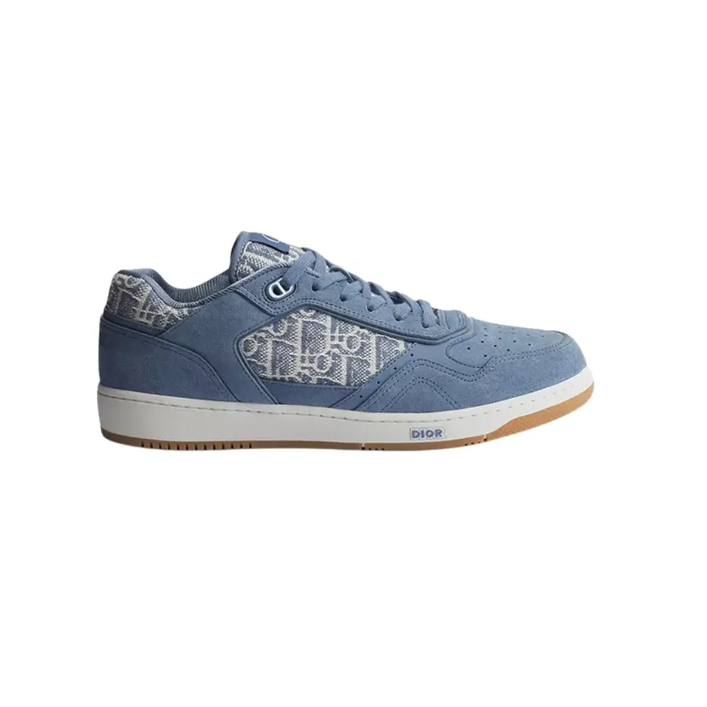 Dior B27 Uptown Low Top Sneaker Light — Blue Suede