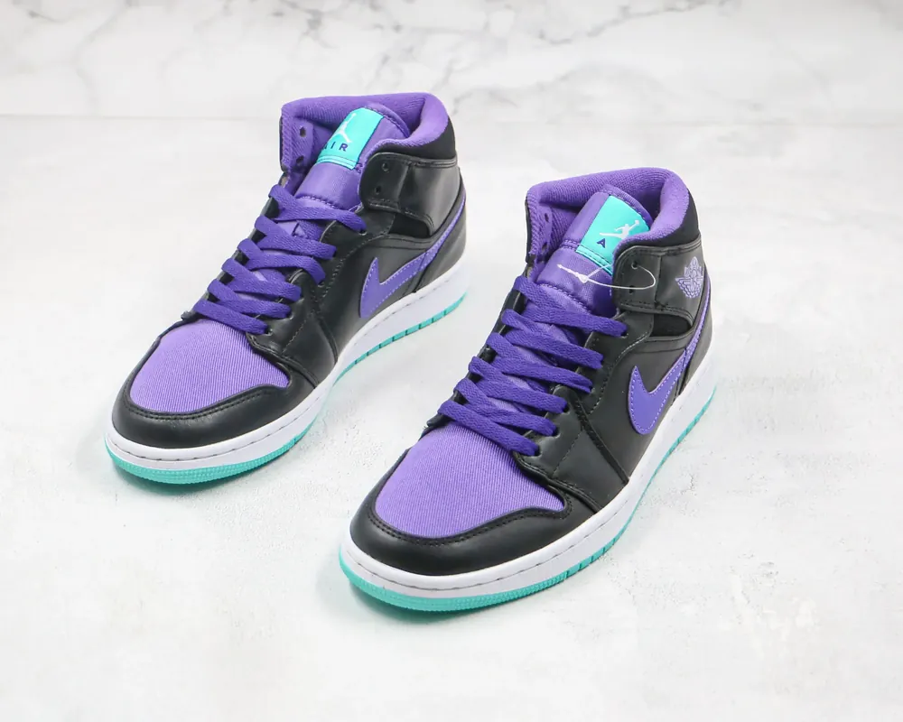 Jordan NIKE Air jordan 1 Mid — Black Purple