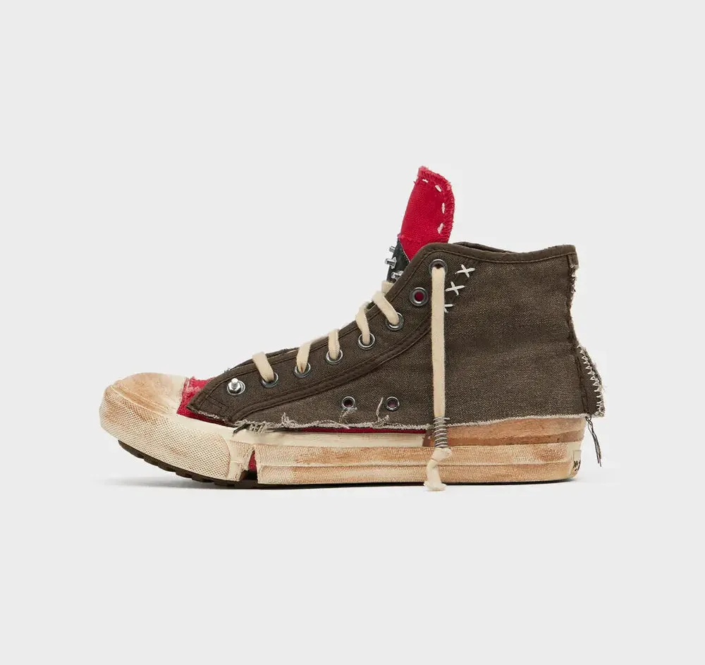 Maison Margiela Maison Margiela Loved To Death Sneakers — Red And Brown