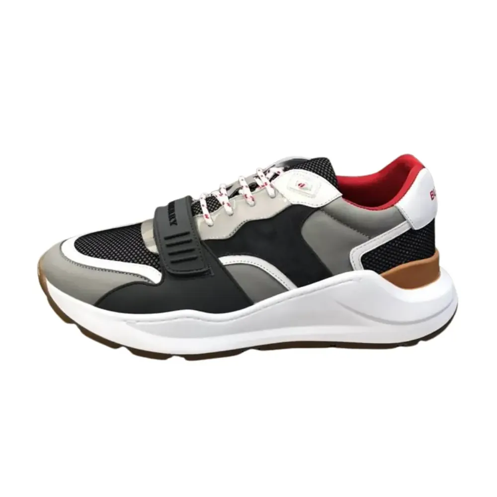 Burberry Burberry Regis Sneakers — Multi-Colour Grey Black White